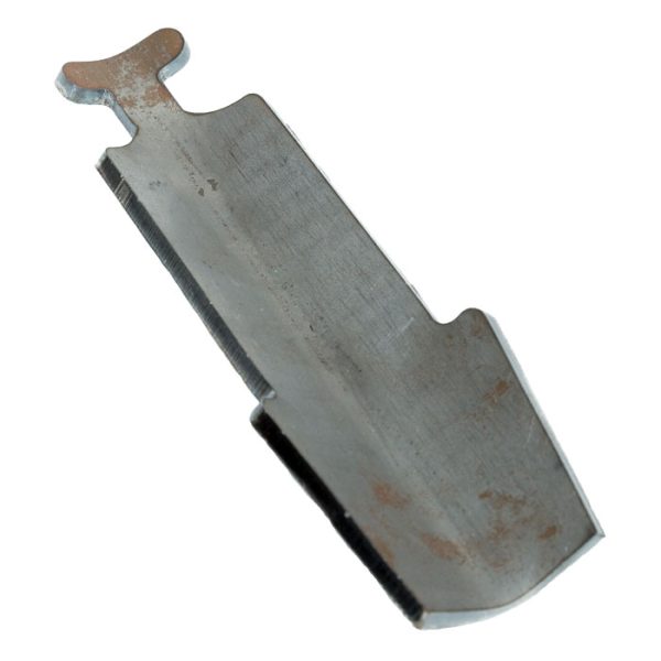 Steel piece welded to front of opener to protect liquid line from trash